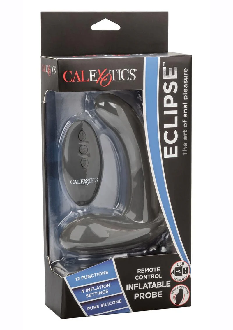 Eclipse Inflatable Probe Silicone Anal Pleasure With Remote Control Vibrators - Image 4