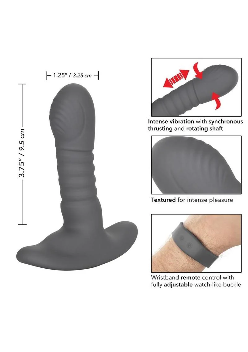 Eclipse Silicone Thrusting Rotator Anal Probe - Image 3
