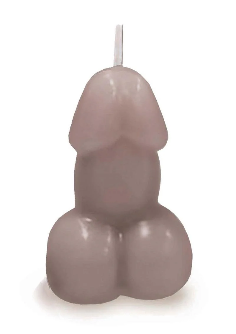 Eden’s Vanilla Scented Penis Candle Taupe Nude