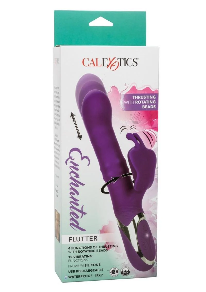 Enchanted Flutter Silicone Dual Action Rabbit Vibrator - Image 4