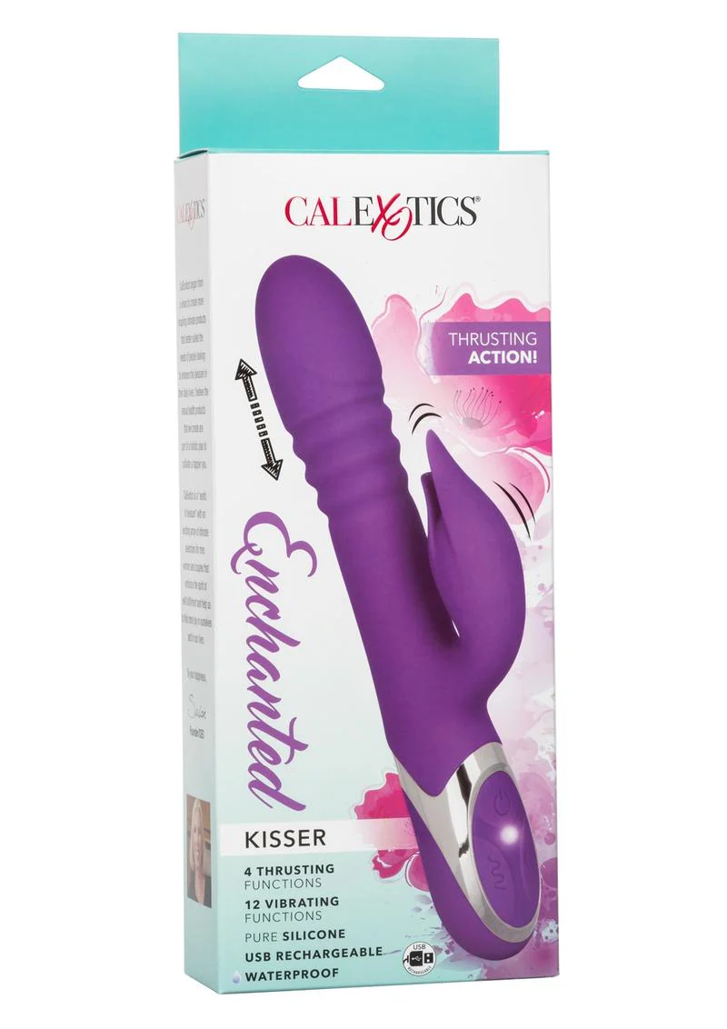 Enchanted Kisser Silicone Thrusting Rabbit Vibrator - Image 4