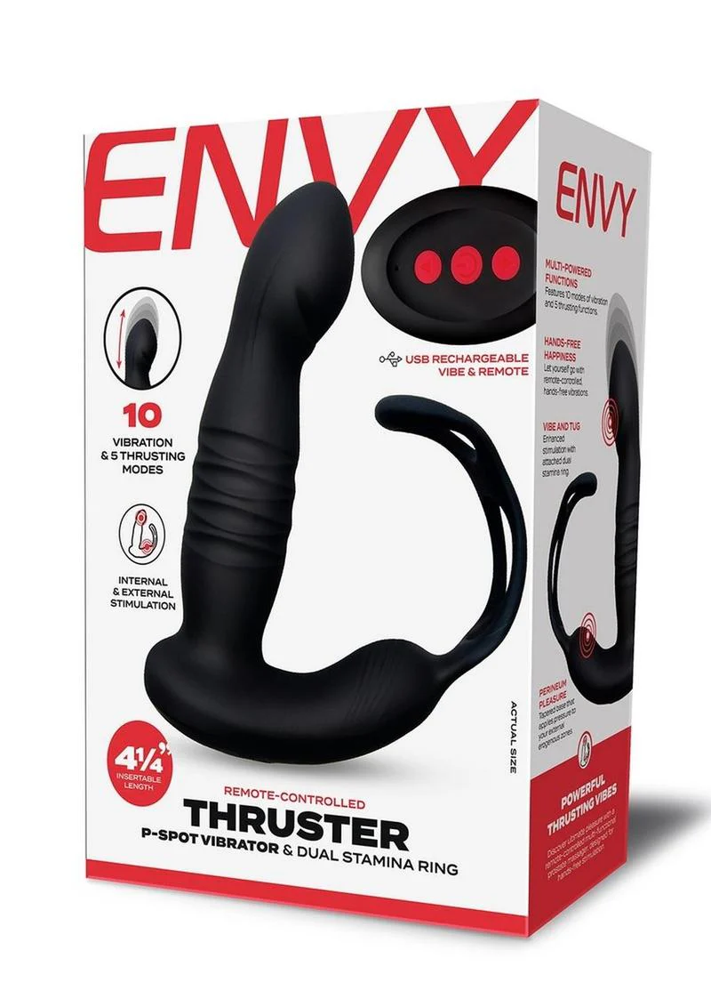 Envy Thruster P-Spot Vibrator & Dual Stamina Ring - Image 3
