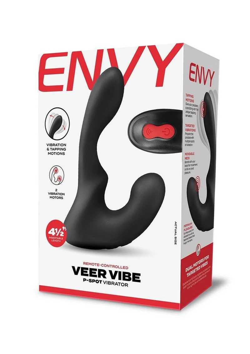 Envy Veer Vibe Rechargeable Remote Controlled P-Spot Vibrator - Image 3
