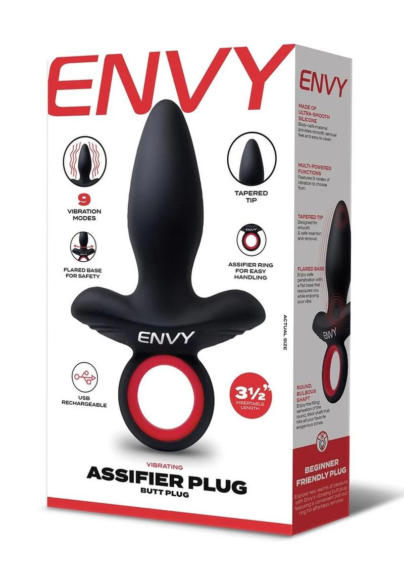 Envy Vibrating  Rechargeable Assifier Butt Plug - Image 4