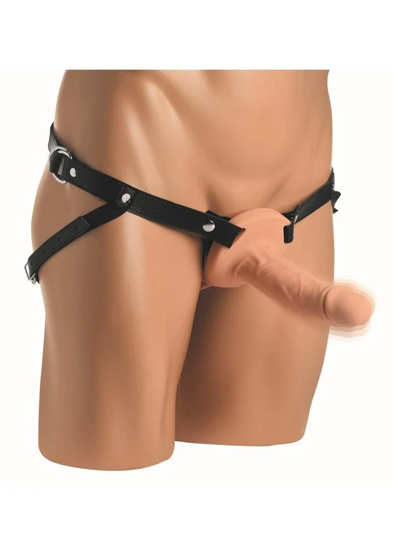 Erection Realistic Vibrating Silicone Penis Sheath - Image 5