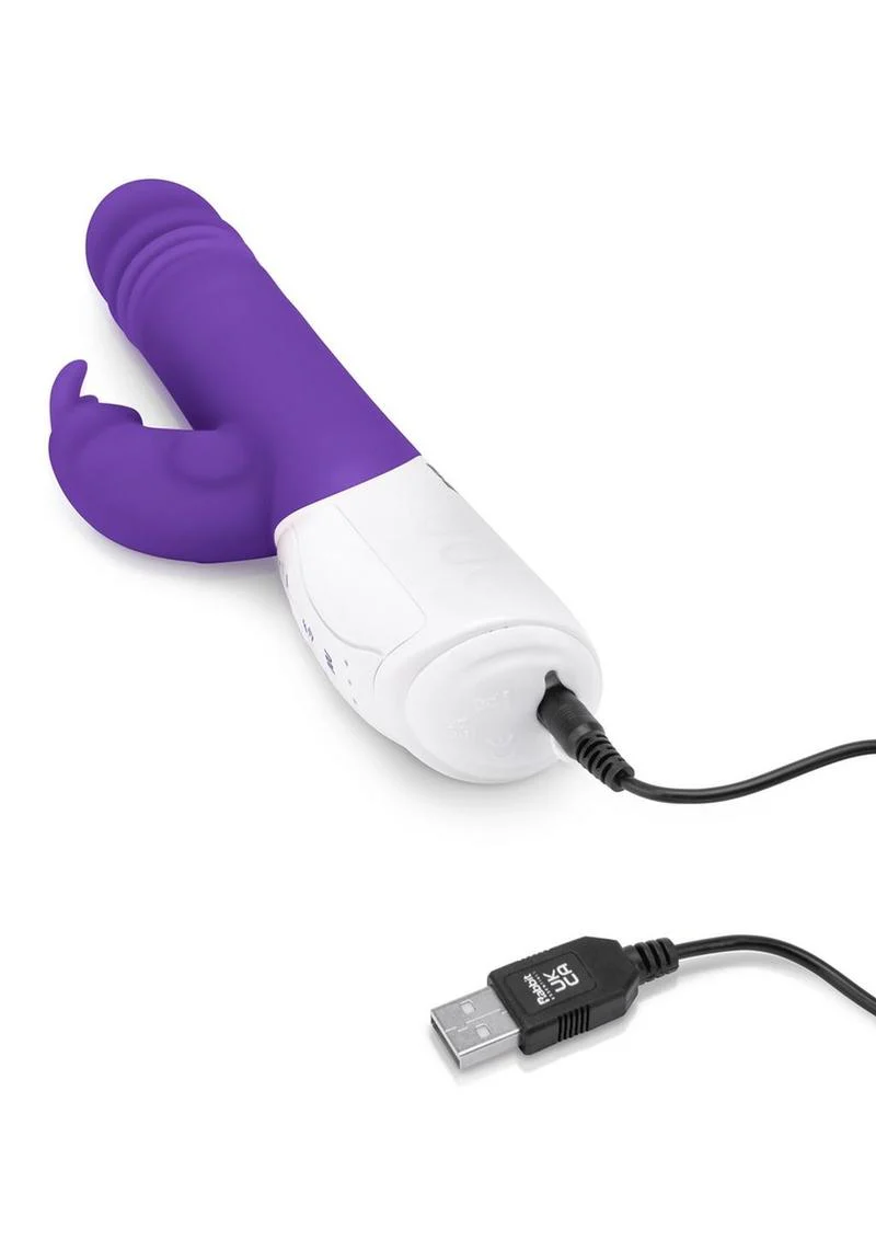 Essentials Recharge G-Spot Thrusting Rabbit Vibrator - Image 3