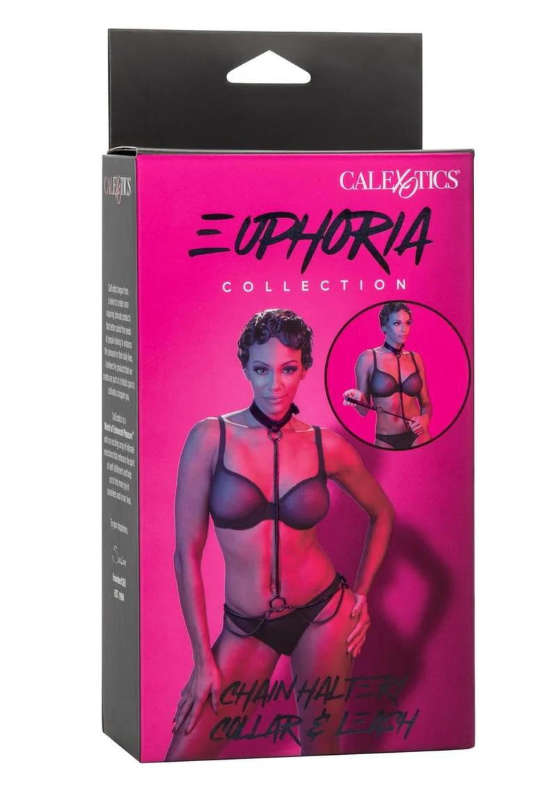 Euphoria Chain Halter Collar And Leash - Image 2