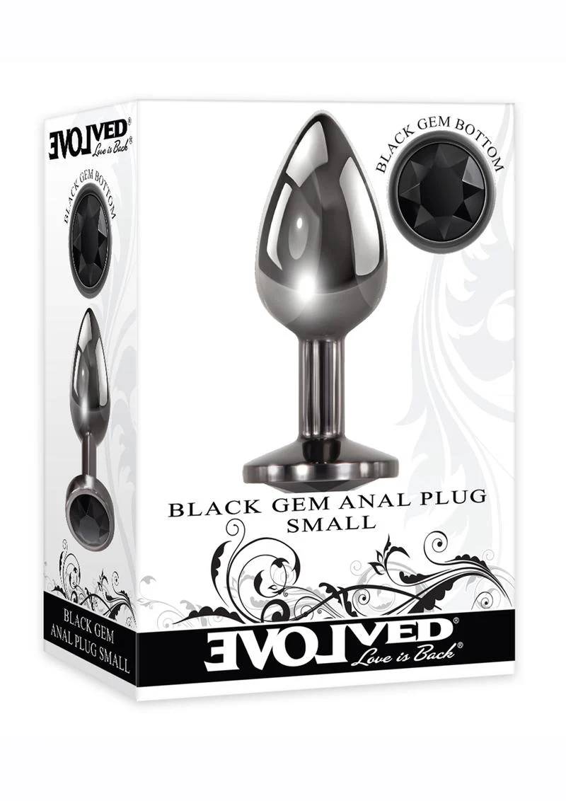 Evolved Black Gem Small Anal Plug - Image 3