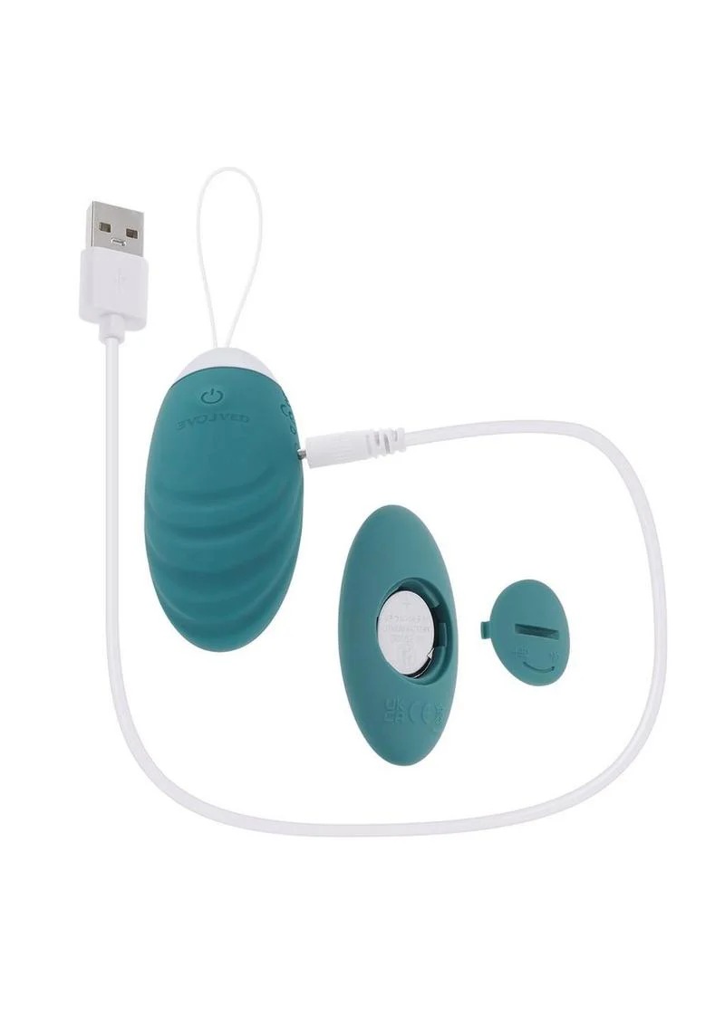 Evolved Oval Office Rechargeable Silicone Egg Vibrator with Remote Control - Image 3