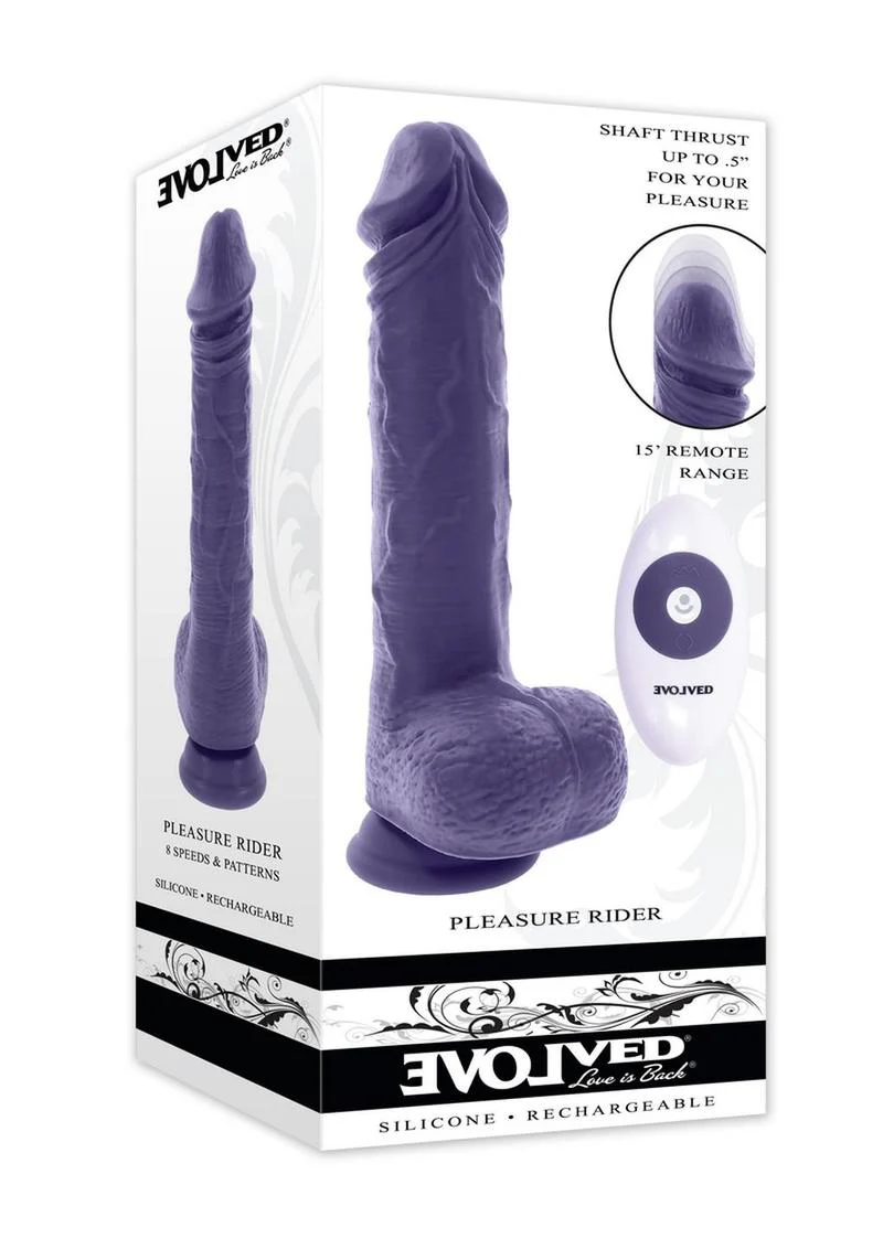 Evolved Pleasure Rider Remote-Controlled Thrusting Rechargeable Vibrator - Image 4
