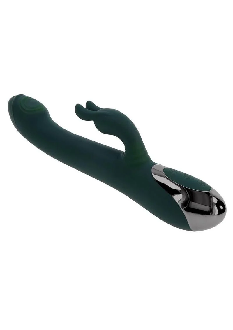 Evolved Rabbit Tap Tap Rechargeable Silicone Dual Vibrator - Image 2