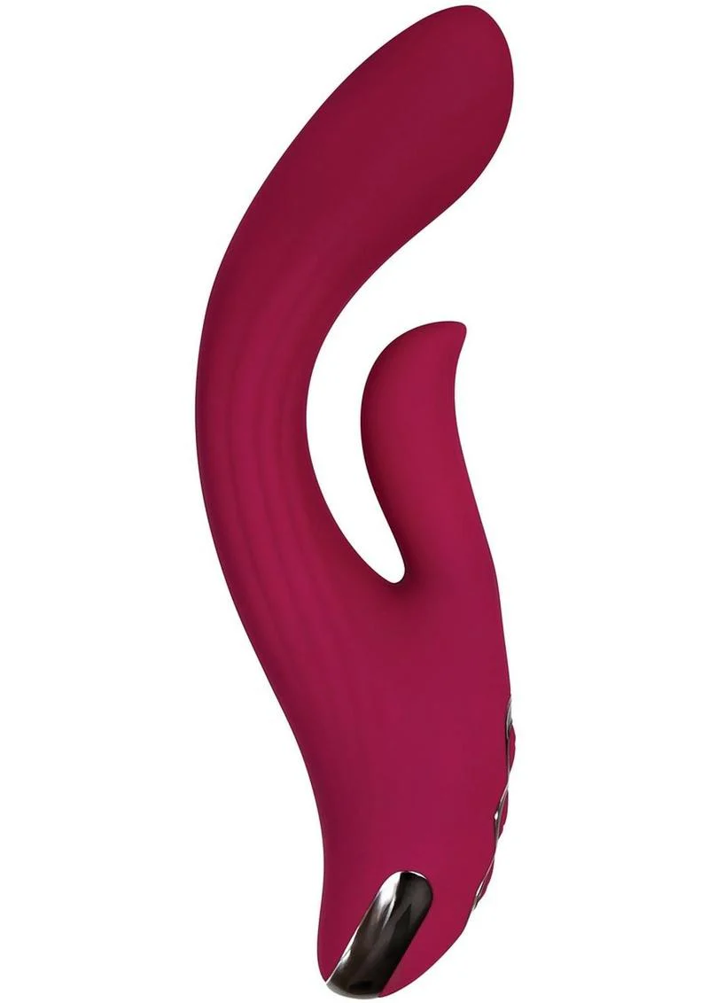 Evolved Red Dream Rechargeable Silicone Rabbit Vibrator - Image 3
