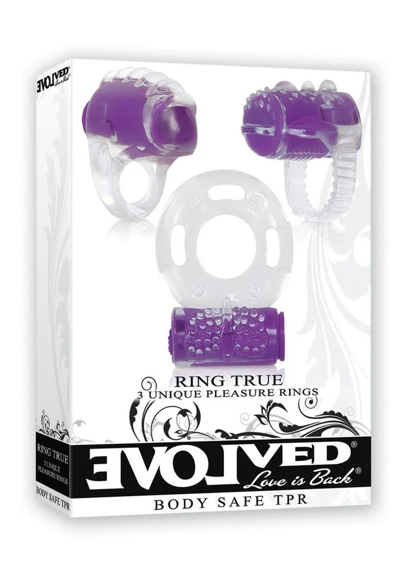 Evolved Ring True 3 Unique Pleasure Rings Set - Image 4