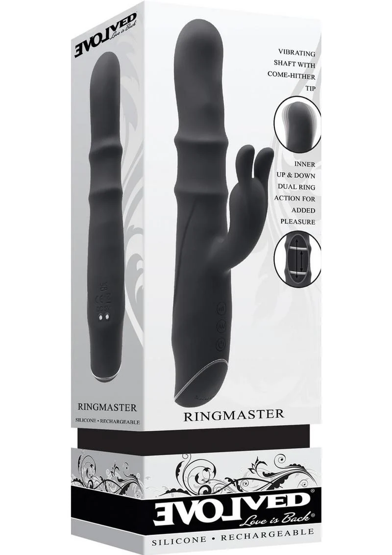Evolved Ringmaster Rechargeable Silicone Rabbit Vibrator - Image 4