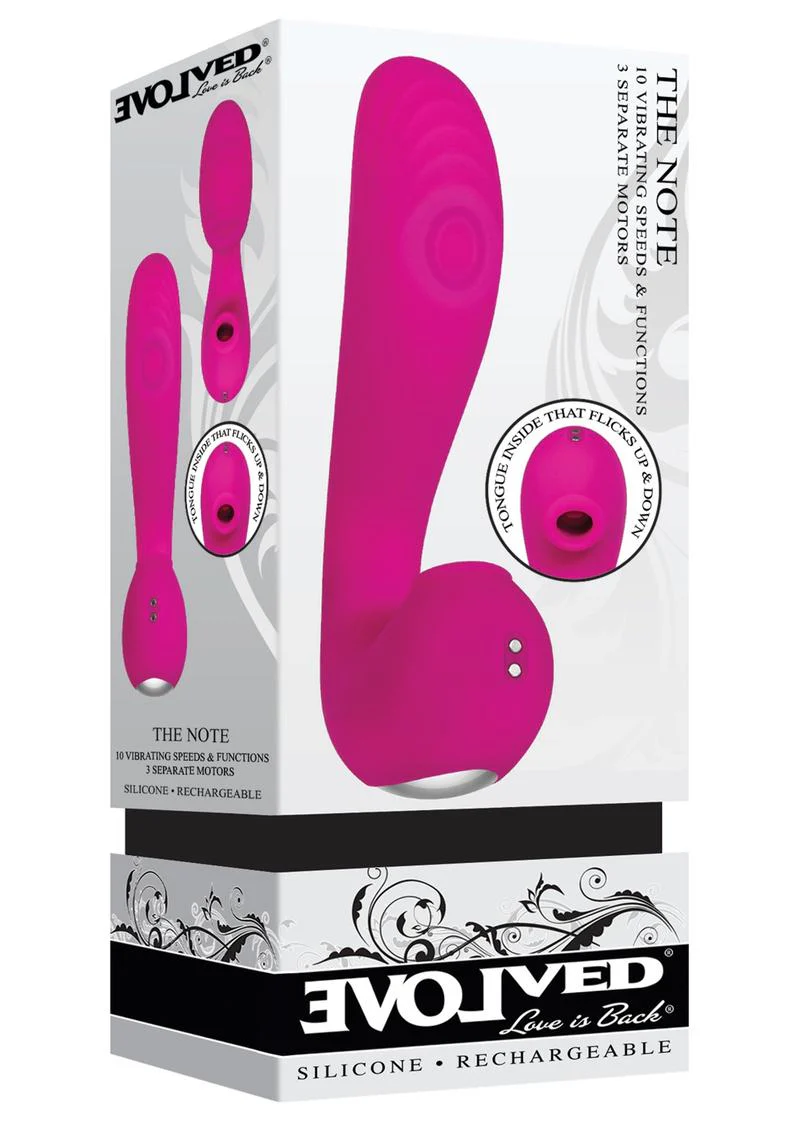 Evolved The Note Rechargeable Silicone G-Spot Stimulator Vibrator - Image 4