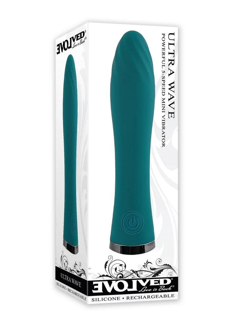 Evolved Ultra Wave Rechargeable Silicone Mini Vibrator - Image 4