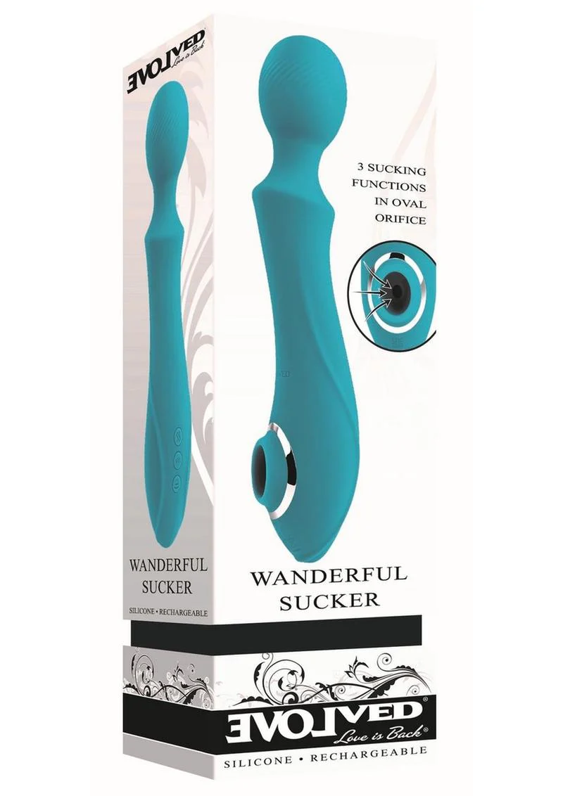 Evolved Wanderful Sucker Silicone Bodywand And Clitoral Stimulator - Image 4