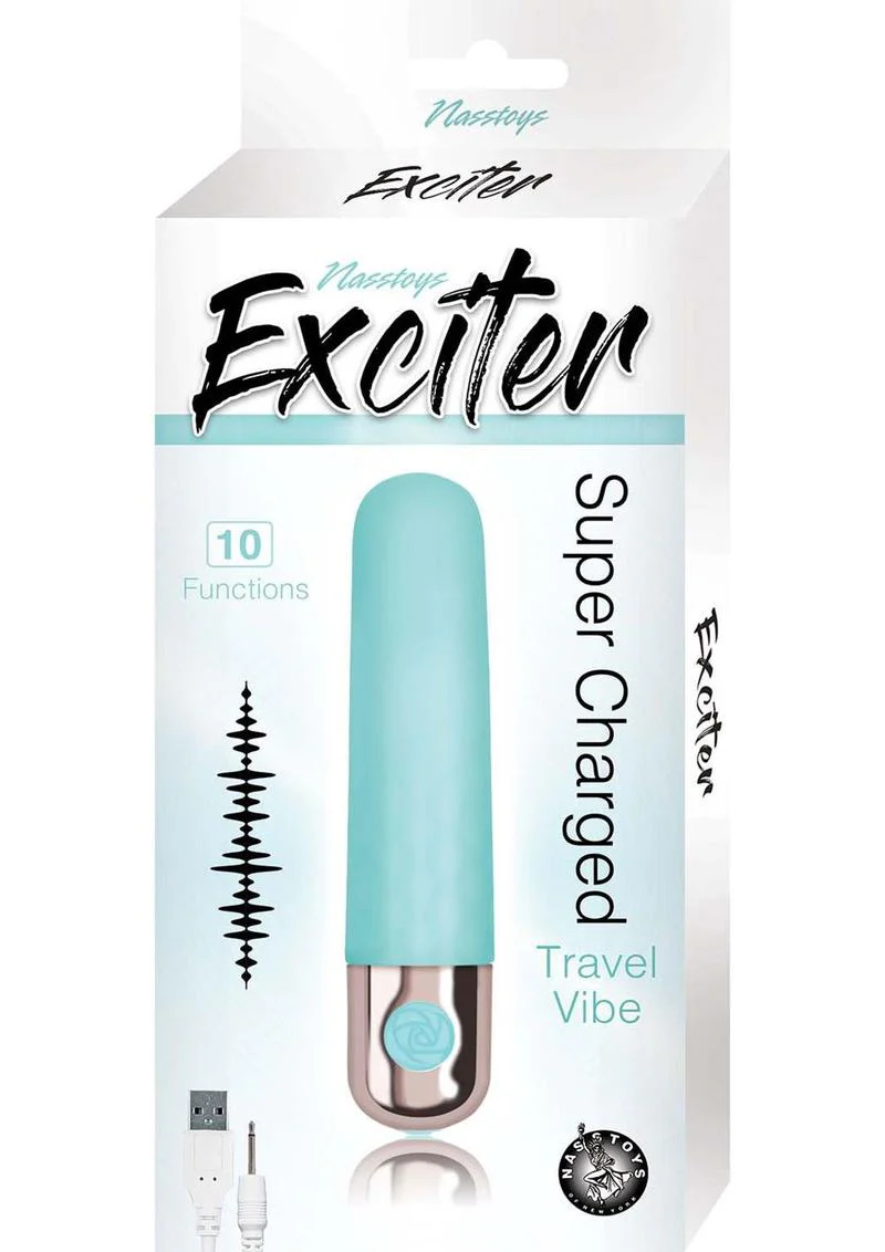 Exciter Super Charged Travel Vibe Rechargeable Silicone Vibrator - Image 12