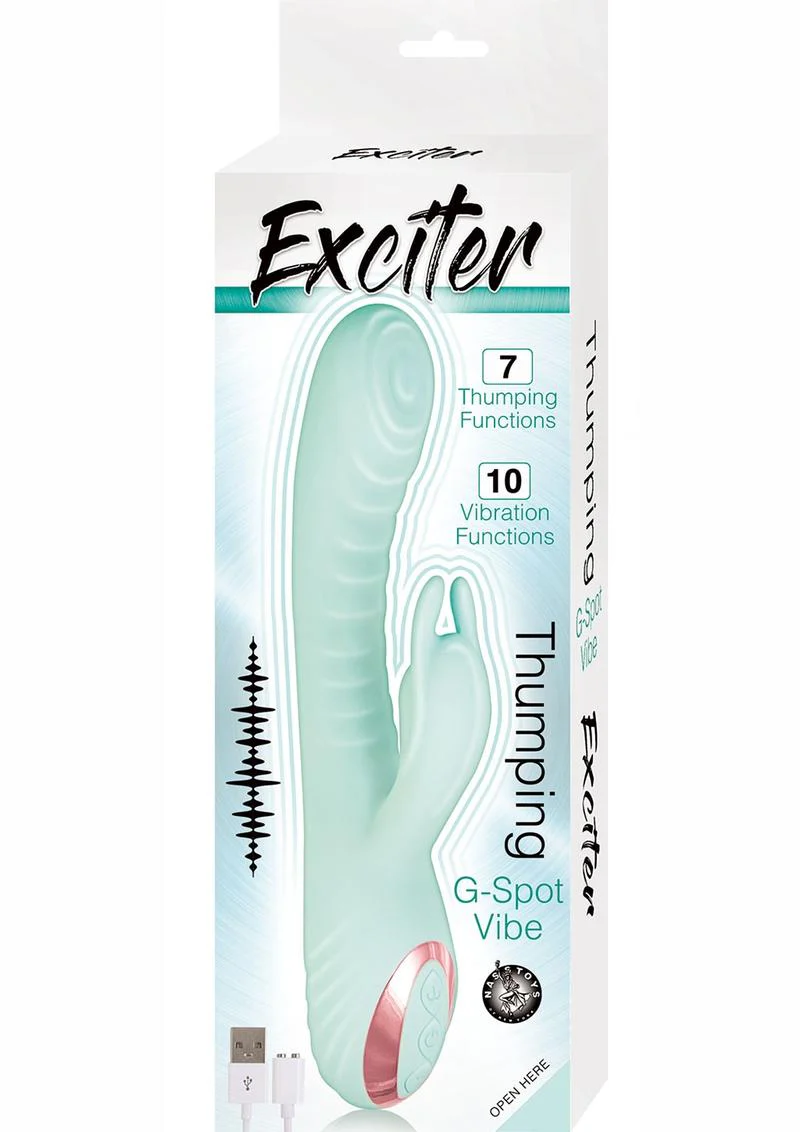 Exciter Thumping G-Spot Rechargeable Rabbit Vibrator - Image 4