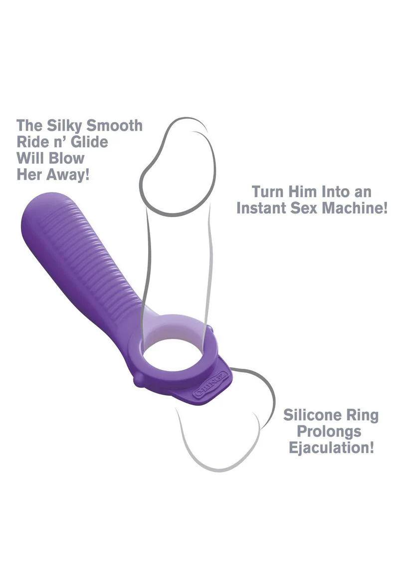 Fantasy C Ringz Ride N Glide Silicone Couples Ring - Image 2