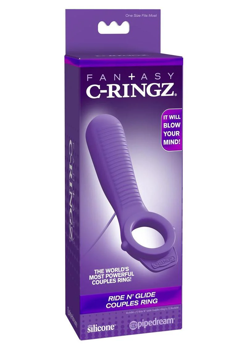 Fantasy C Ringz Ride N Glide Silicone Couples Ring - Image 3