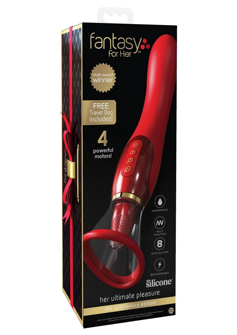 Fantasy For Her 24K Gold Luxury Edition Vibrating Clit Stimulator - Image 3