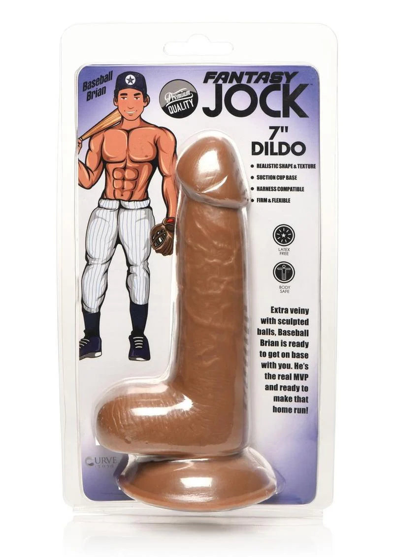 Fantasy Jock Baseball Brian Dildo With Balls - Image 4