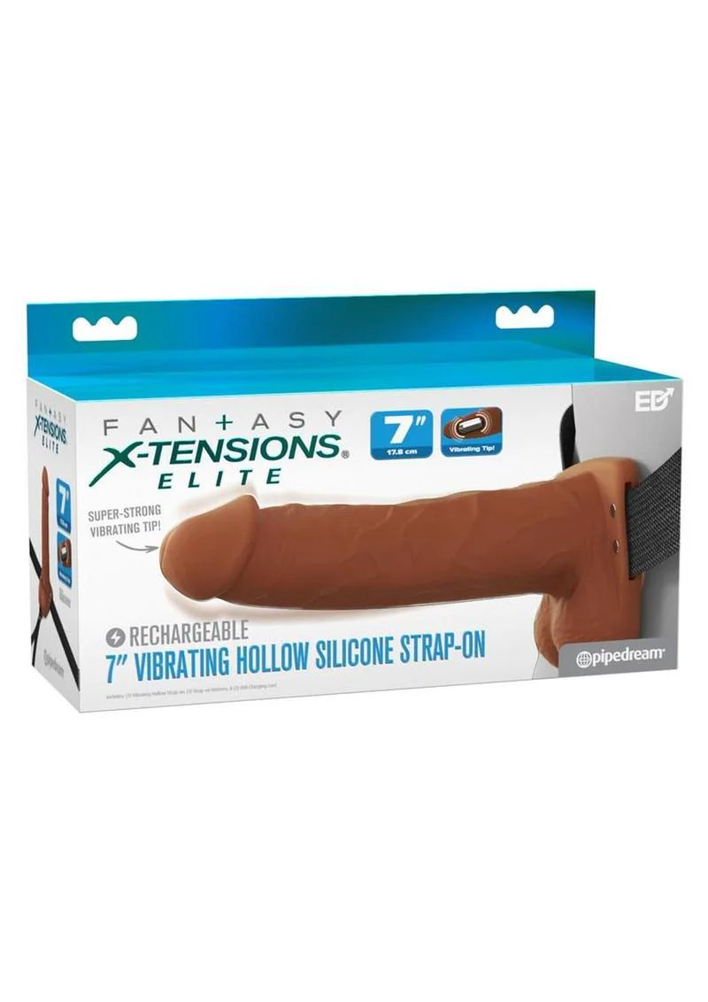 Fantasy X-Tensions Elite Vibrating Hollow Strap-On - Image 21