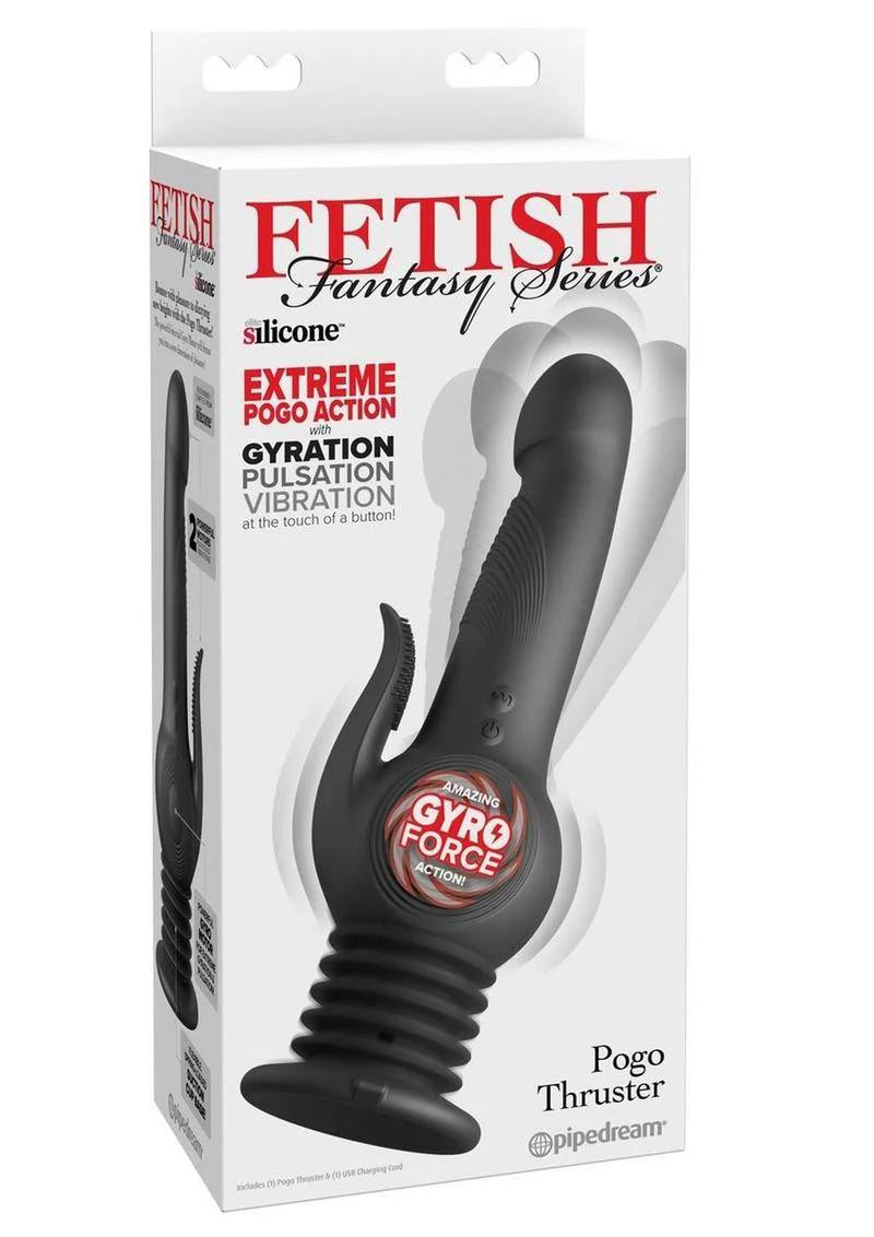 Fetish Fantasy Pogo Thruster Silicone Rabbit Vibrator - Image 4
