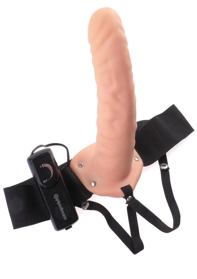 Fetish Fantasy Series Vibrating Hollow Strap-On with Adjustable Harness - Image 2