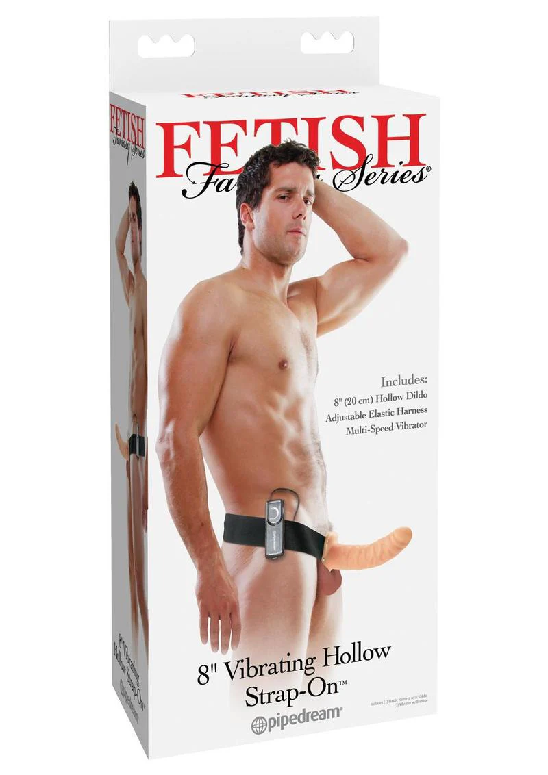 Fetish Fantasy Series Vibrating Hollow Strap-On with Adjustable Harness - Image 8
