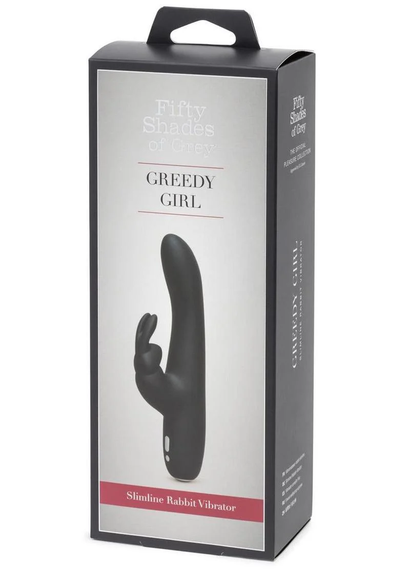 Fifty Shades of Grey Greedy Girl Slimline Rabbit Vibrator - Image 2