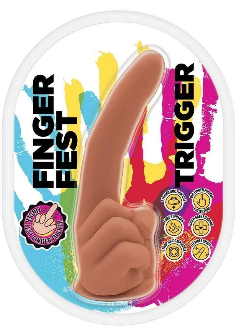 Finger Fest Trigger Realistic Silicone Dildo - Image 3