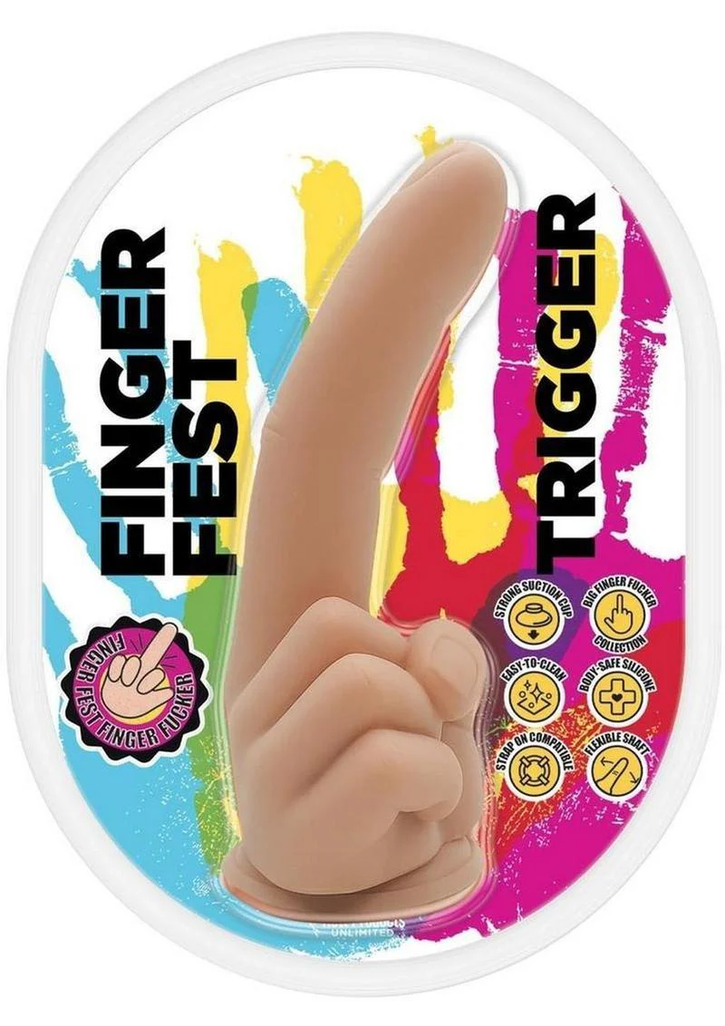 Finger Fest Trigger Realistic Silicone Dildo - Image 4