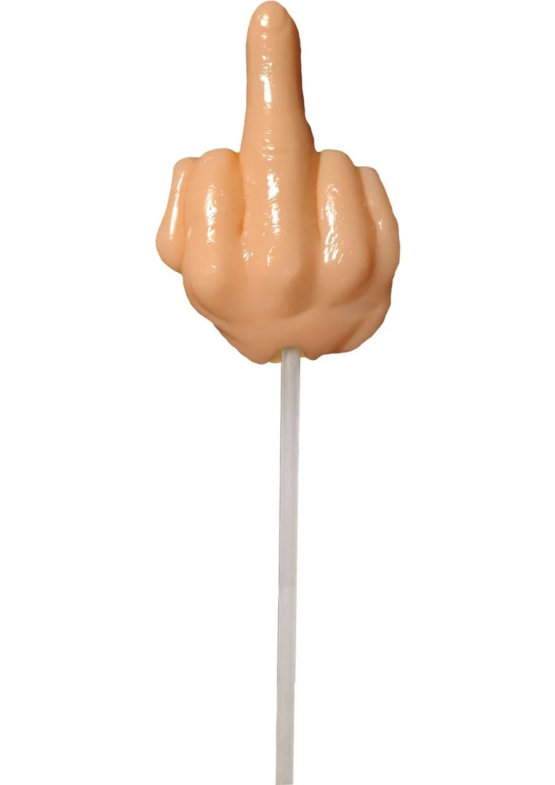 Finger Fucker Lollipop Butterscotch Flavor with a Bold Attitude