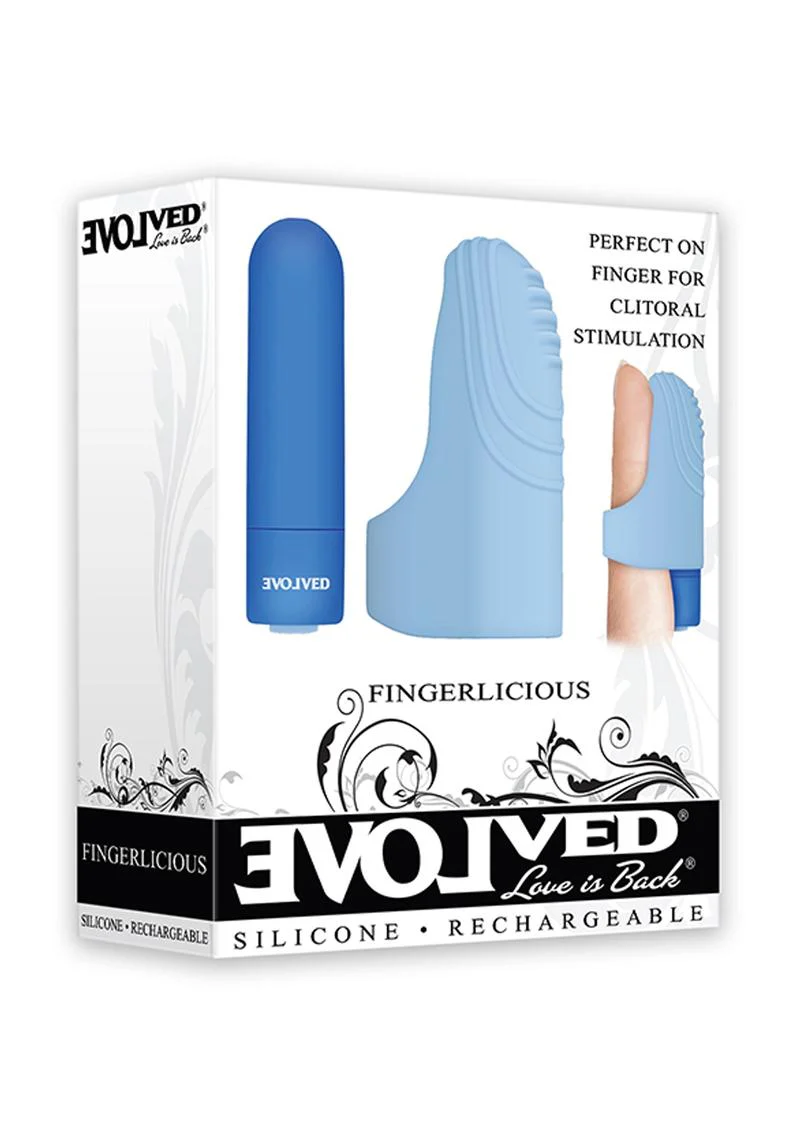 Fingerlicious Rechargeable Bullet With Silicone Clitoral Stimulation - Image 4