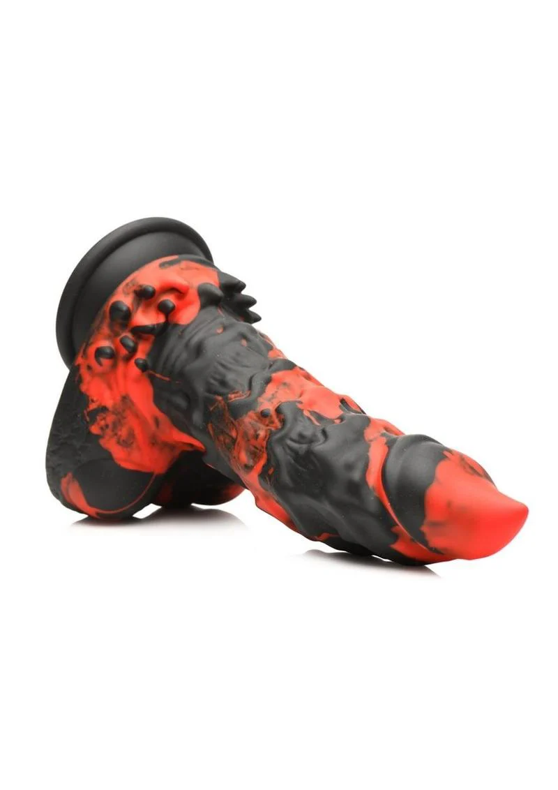Fire Demon Monster Silicone Dildo With Powerful Intense Toy - Image 2