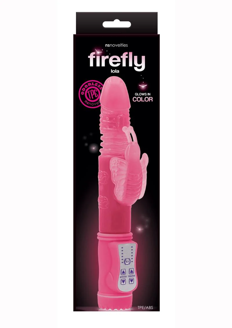 Firefly Lola Glow in the Dark Thrusting and Rotating Rabbit Vibrator - Image 4