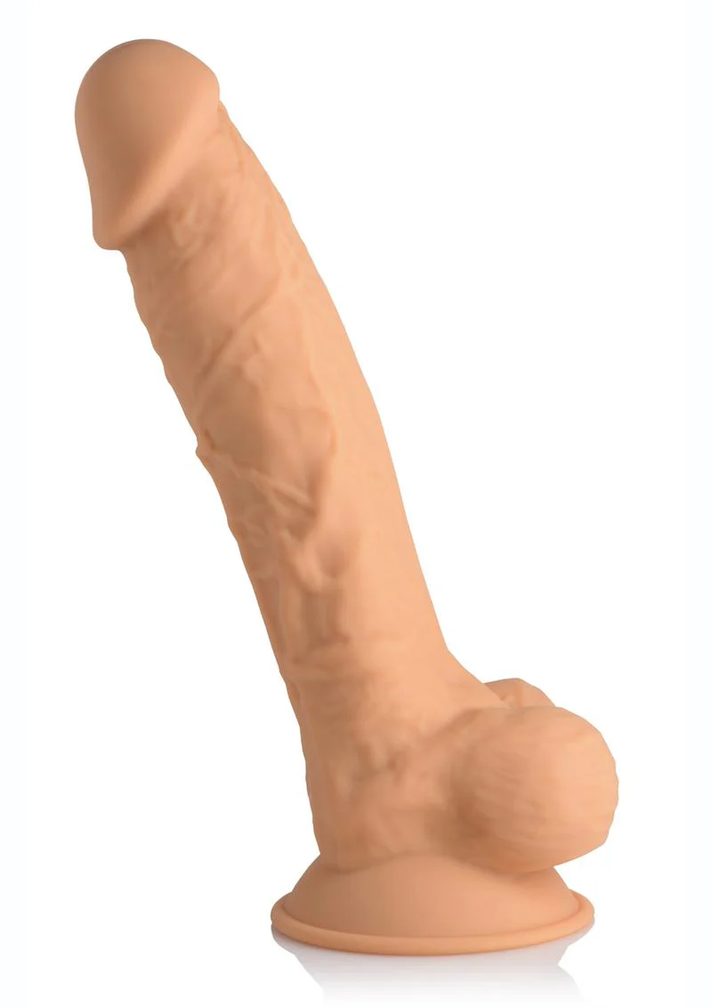 Fleshstixxx Dual Density Silicone Bendable Dong with Balls - Image 12