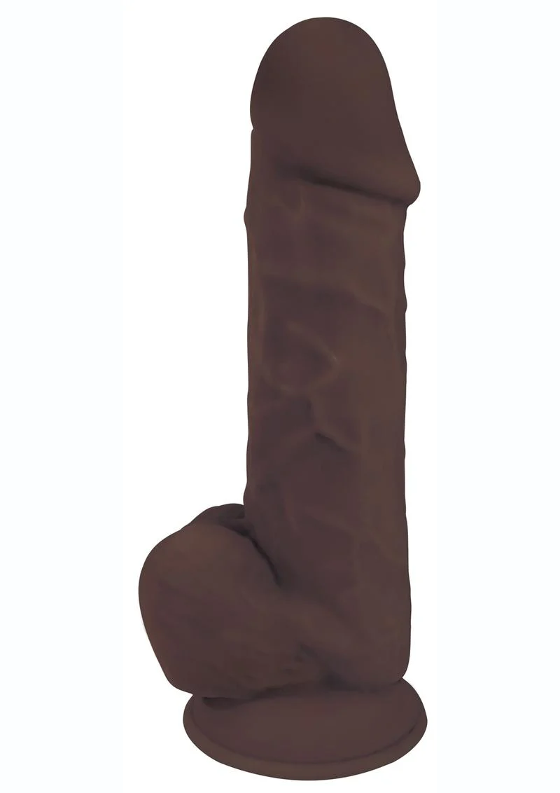 Fleshstixxx Dual Density Silicone Bendable Dong with Balls - Image 20