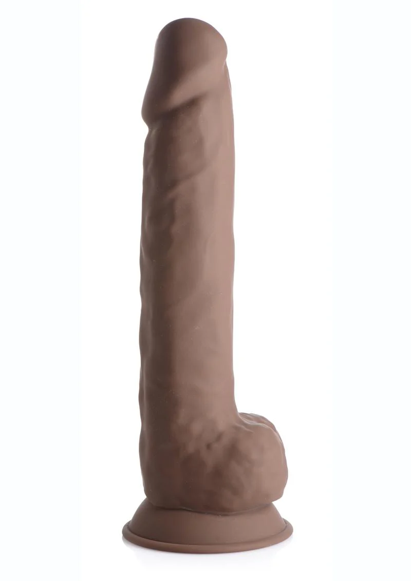 Fleshstixxx Dual Density Silicone Bendable Dong with Balls - Image 4