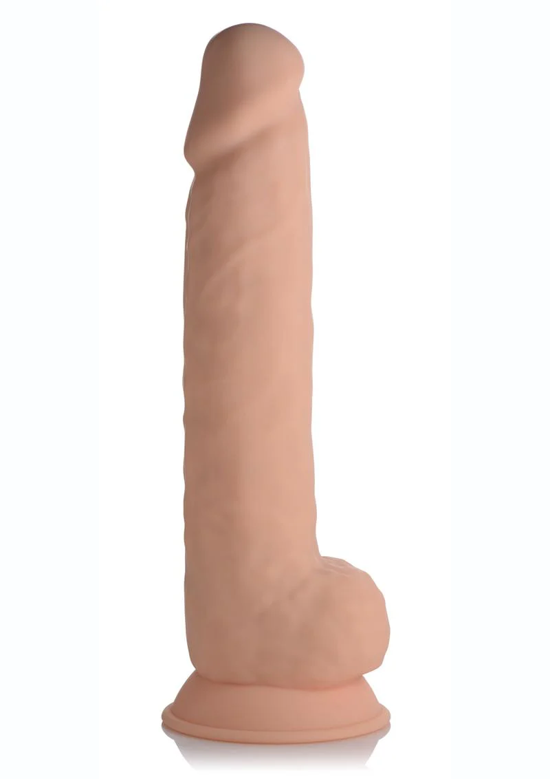 Fleshstixxx Dual Density Silicone Bendable Dong with Balls - Image 7