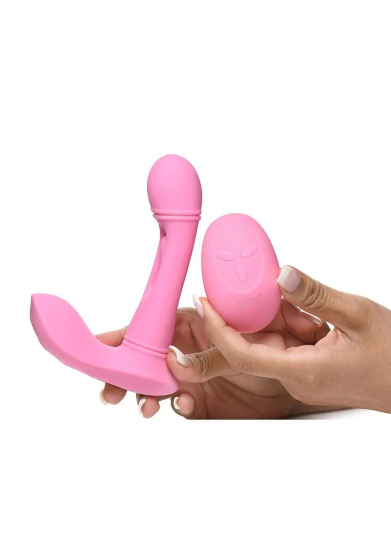 Flickers G-Flick Flicking G-Spot Rechargeable Silicone Vibrator with Remote - Image 4