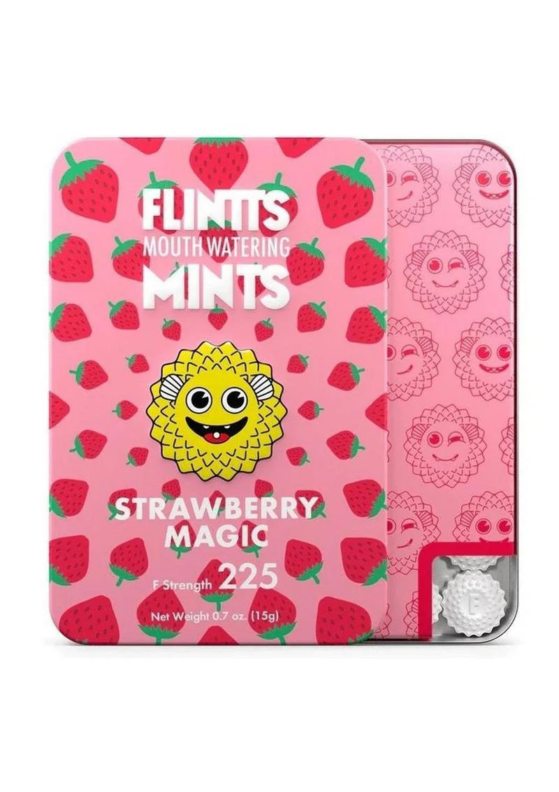 Flintts Strawberry Magic Mouth Watering Mints - Image 3