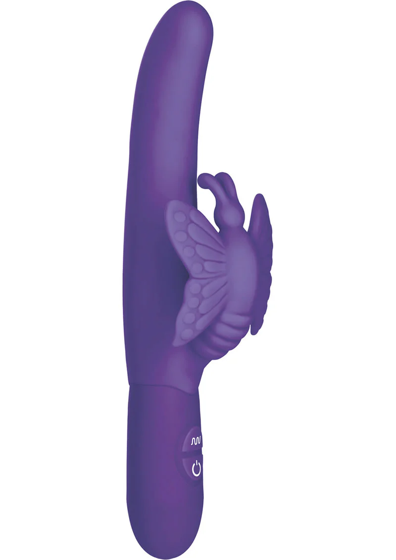 Fluttering Butterfly Silicone Rabbit Vibrator - Image 9