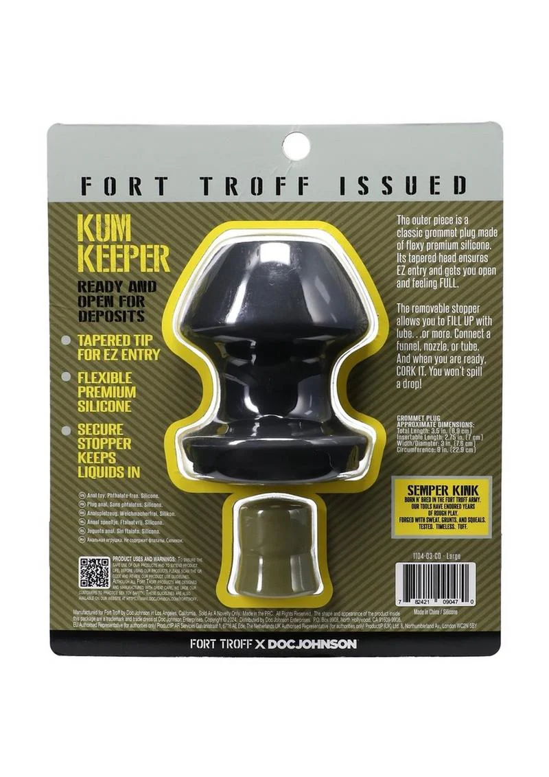 Fort Troff Kum Keeper Silicone Open End Anal Plug - Image 12