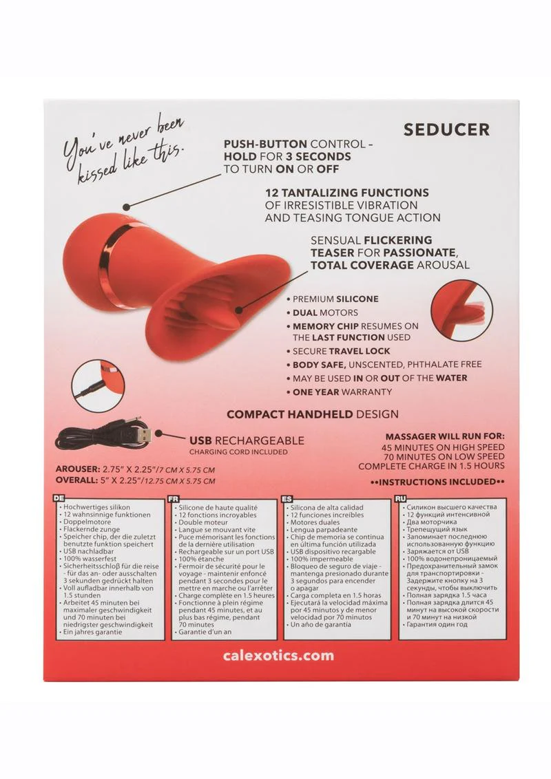 French Kiss Seducer Rechargeable Silicone Clitoral Stimulator - Image 3