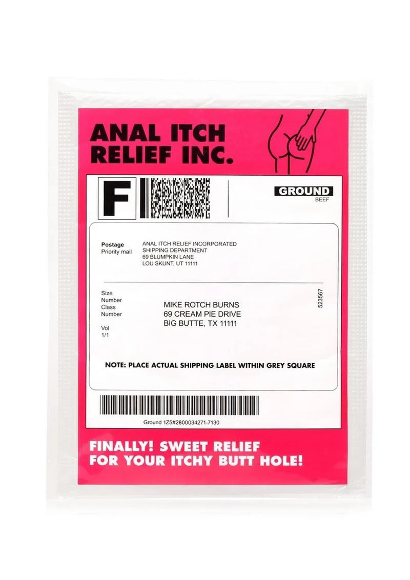 Frisky Anal Itch Relief Inc Hilarious Prank Gift for That Special Someone - Image 3