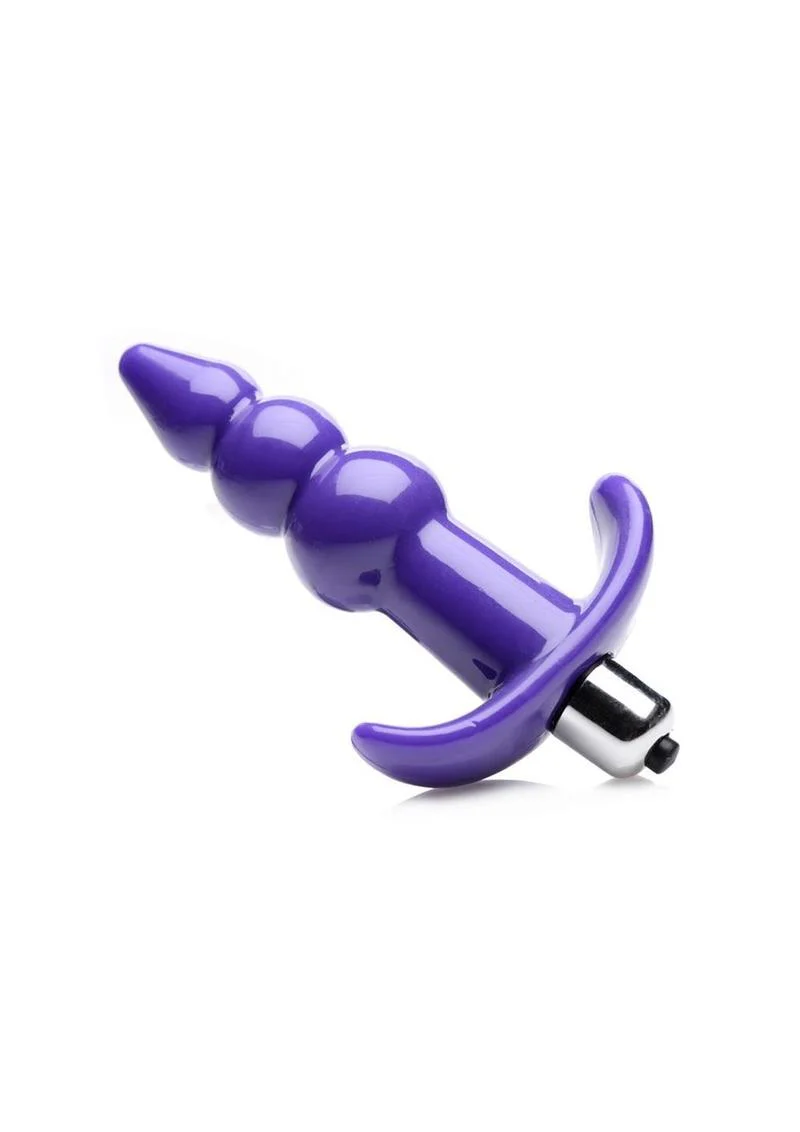 Frisky Bubbling Purple Ribbed Anal Plug - Image 2