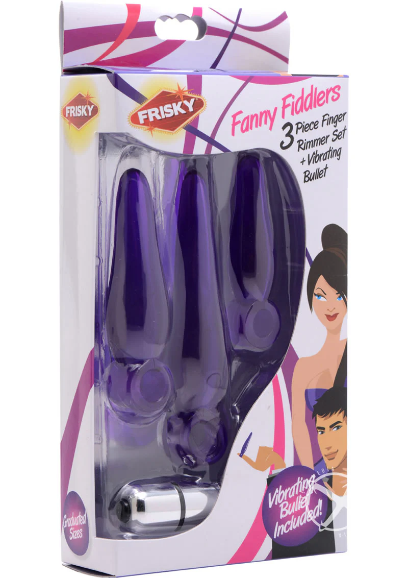 Frisky Fanny Fiddlers 3-Piece Rimmer with Bullet Vibrat - Image 4